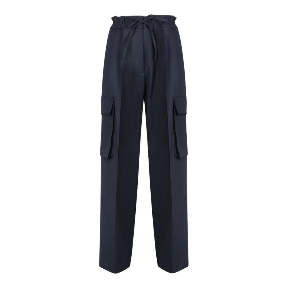 P.a.r.o.s.h. Blauwe Broek voor Vrouwen Blue Dames