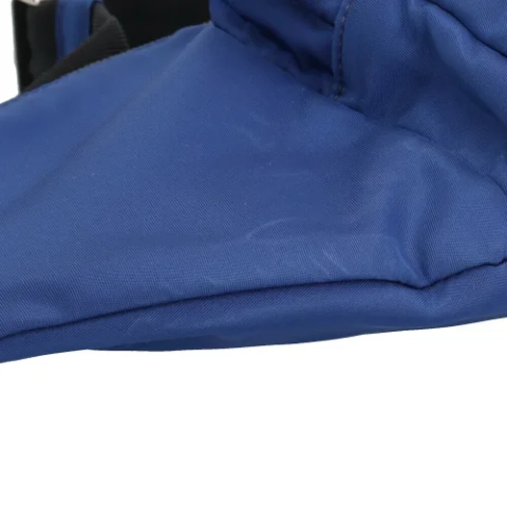 Prada Vintage Pre-owned Nylon prada-bags Blue Dames