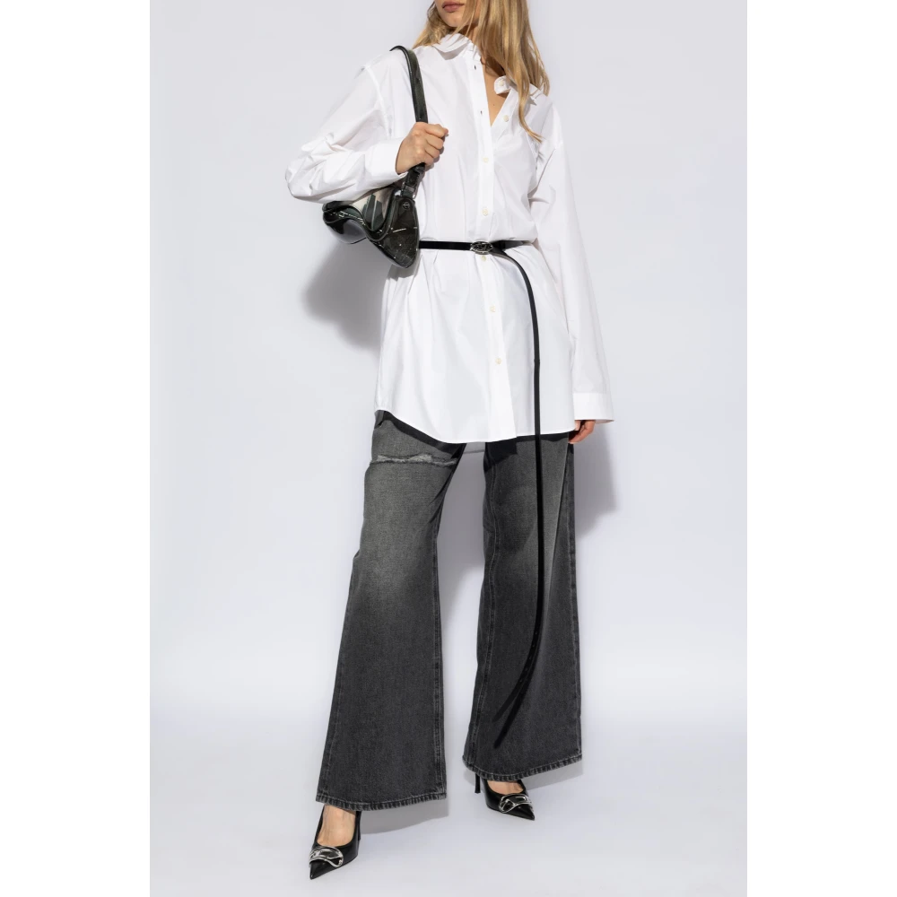 Diesel Overhemdjurk `D-Dalis` White Dames