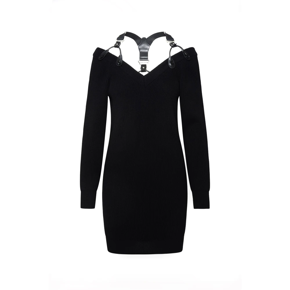 Moschino Donna Nero - Knitted Dress - Dresses - M