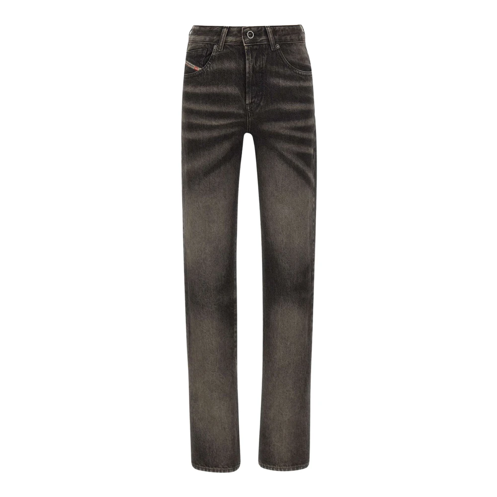 Diesel Women's Black Regular Jeans Regular Waist D-Heel, /Dark Grey, Button Fly Size 24 - Image 3