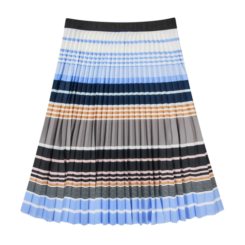 Munthe Gestreepte Geplooide Rok 11-Mix Multicolor Dames