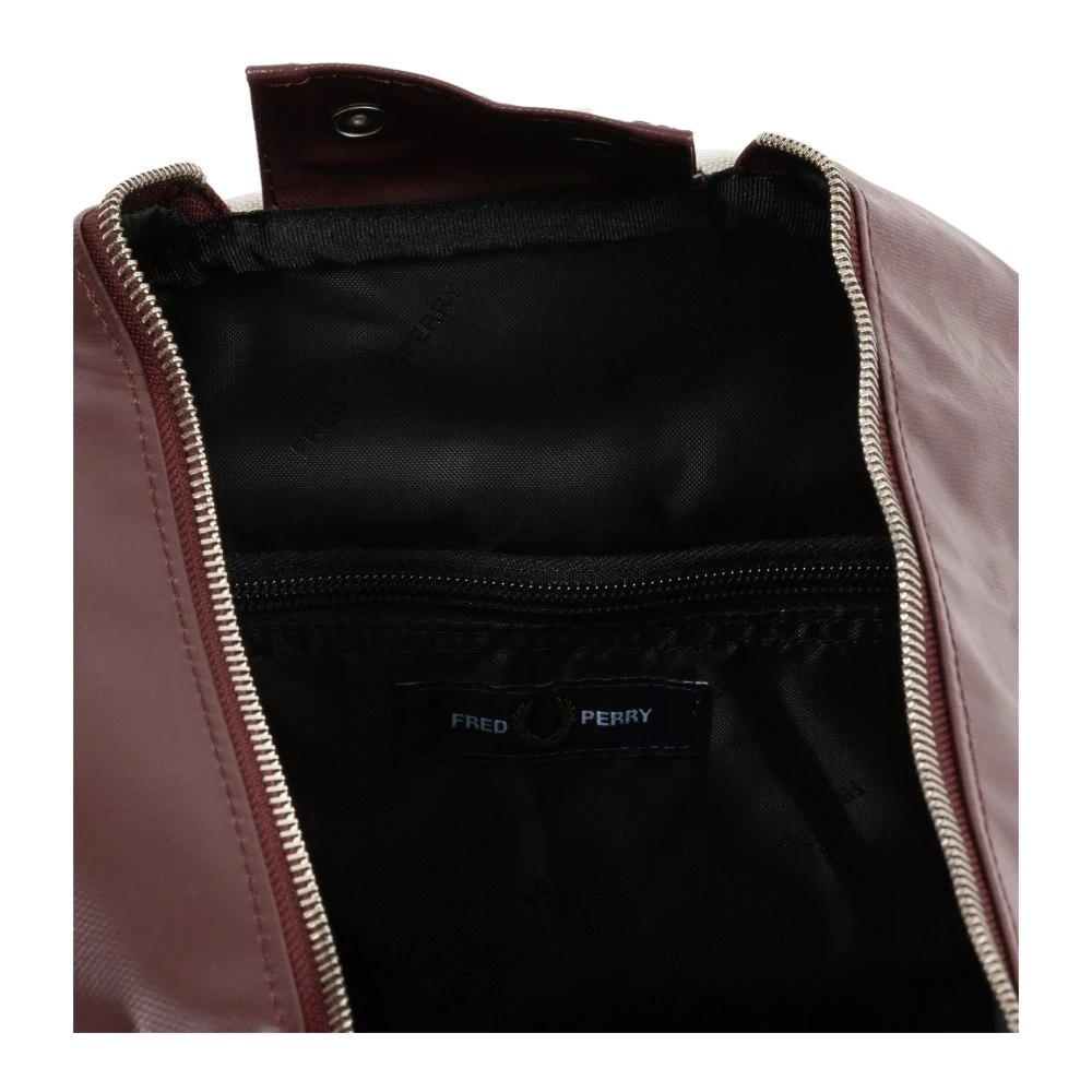 Fred Perry Verstelbare Gymtas met Afneembare Band Red Heren