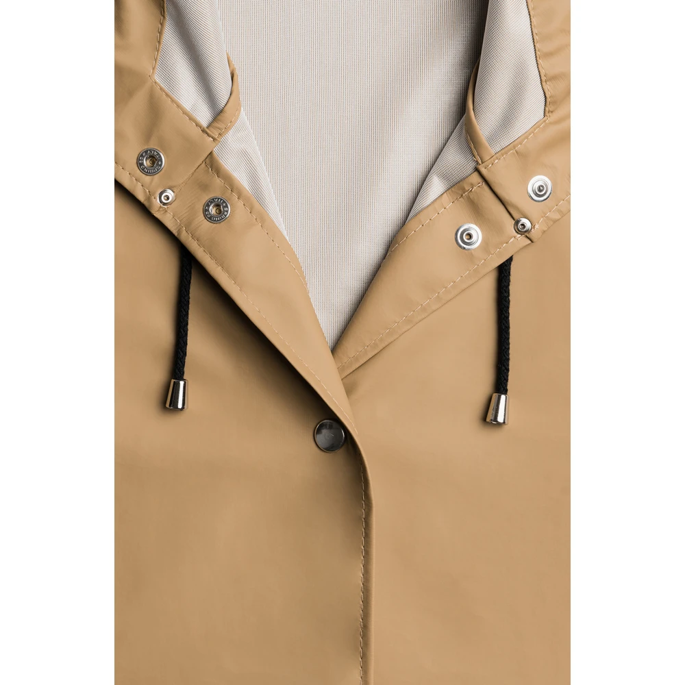 Stutterheim A-lijn Lichtgewicht Regenjas Beige Dames