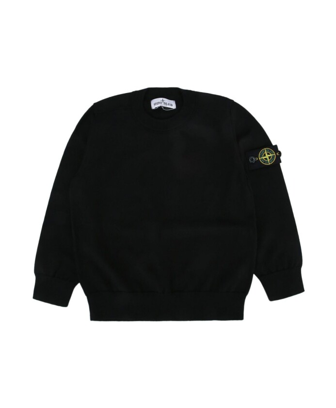 sweatshirt-noir-pour-garcons-ss25