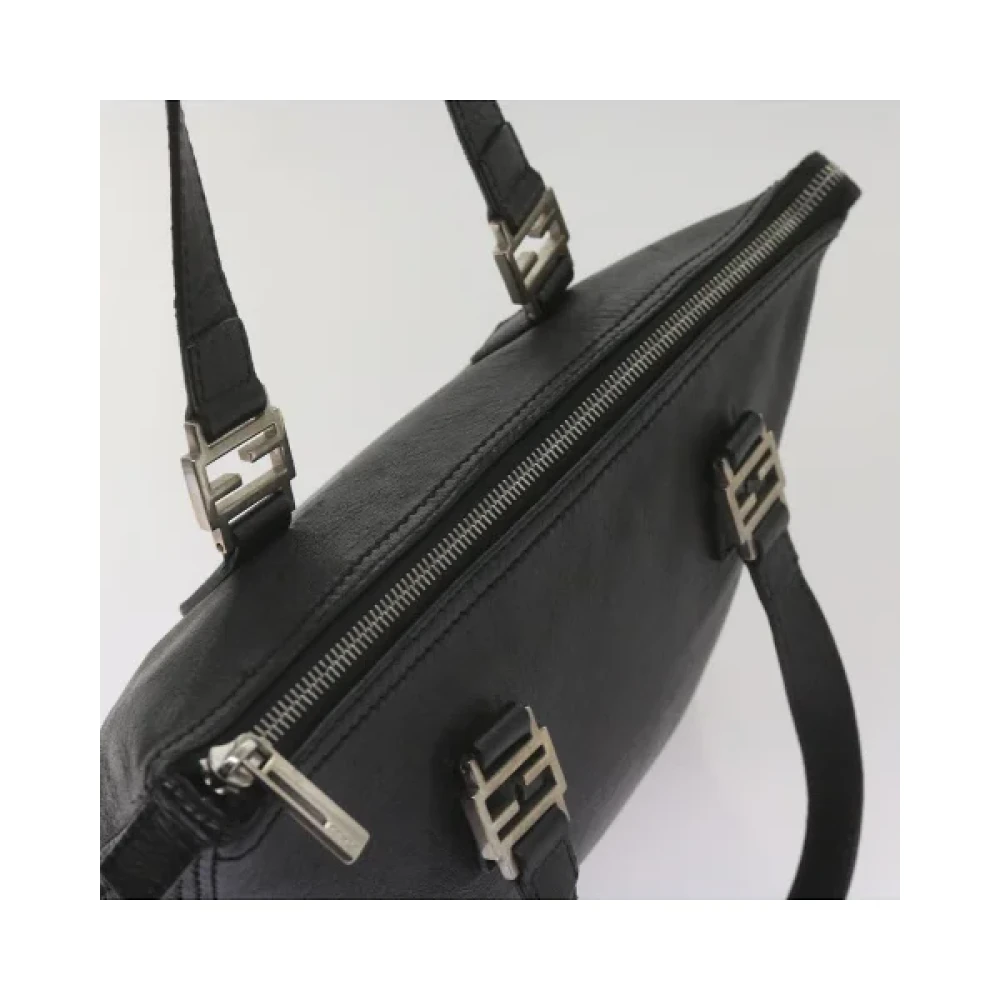 Fendi Vintage Pre-owned Leather handbags Black Dames