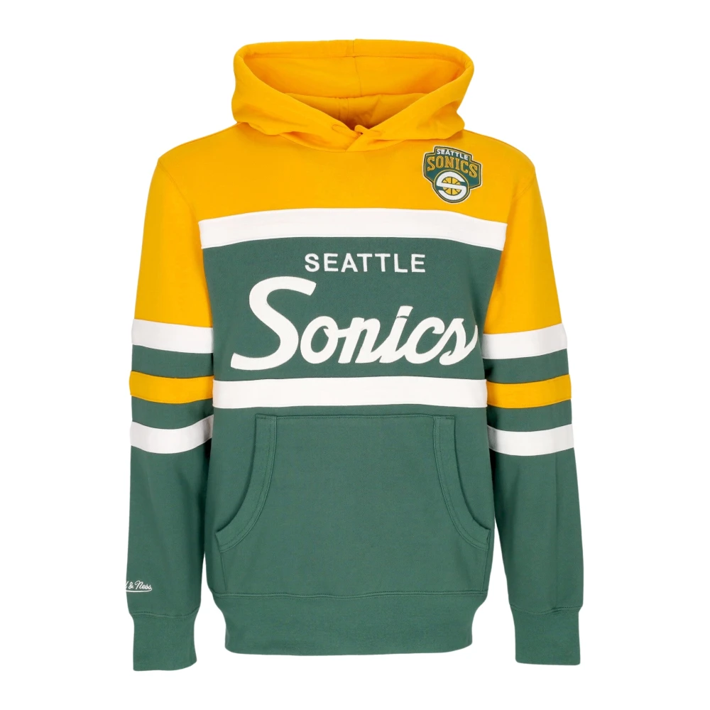 Mitchell & Ness Seattle Supersonics Hoodie Originele Teamkleuren Green Heren