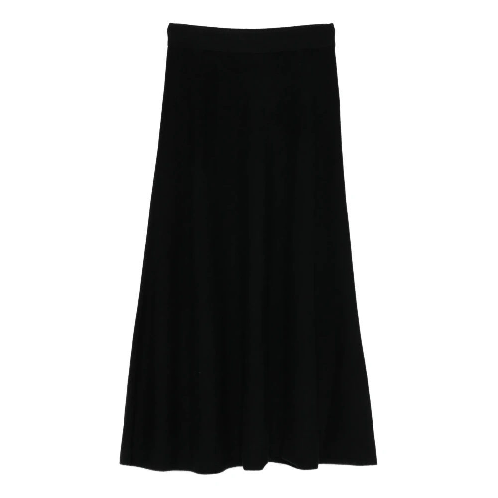 Lisa Yang Women's Black Midi Skirts, Xs, A-Line Midi Skirt