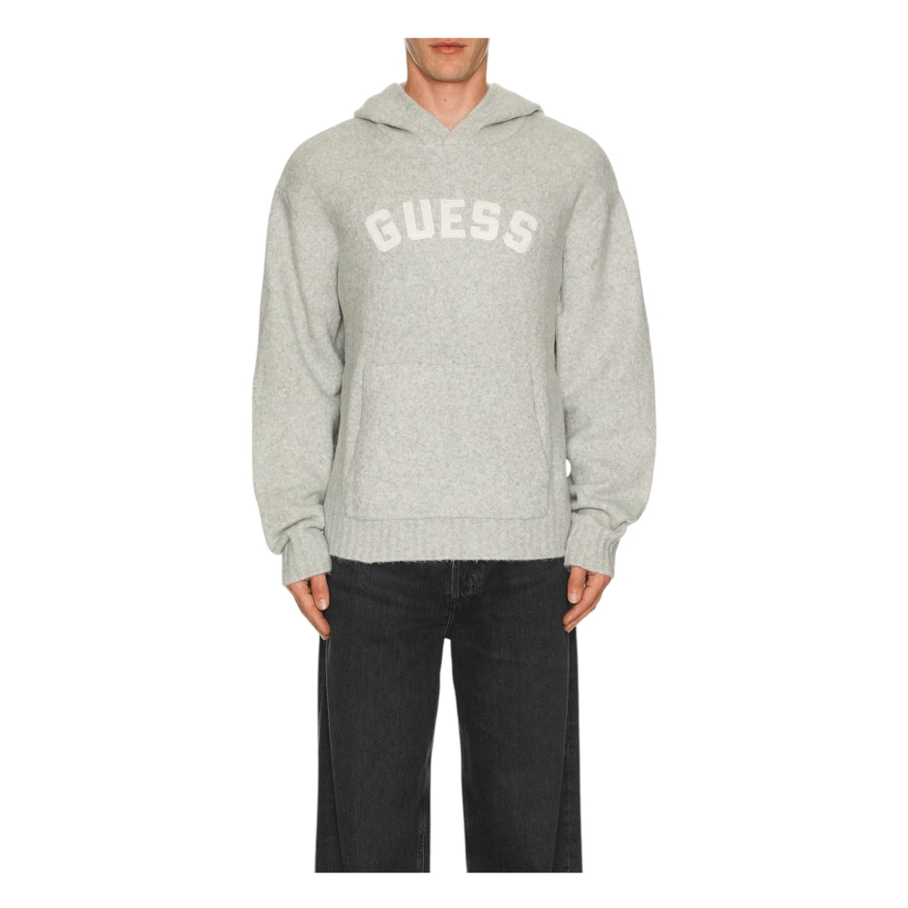 Guess Hoodies Originele Stijl Gray Heren