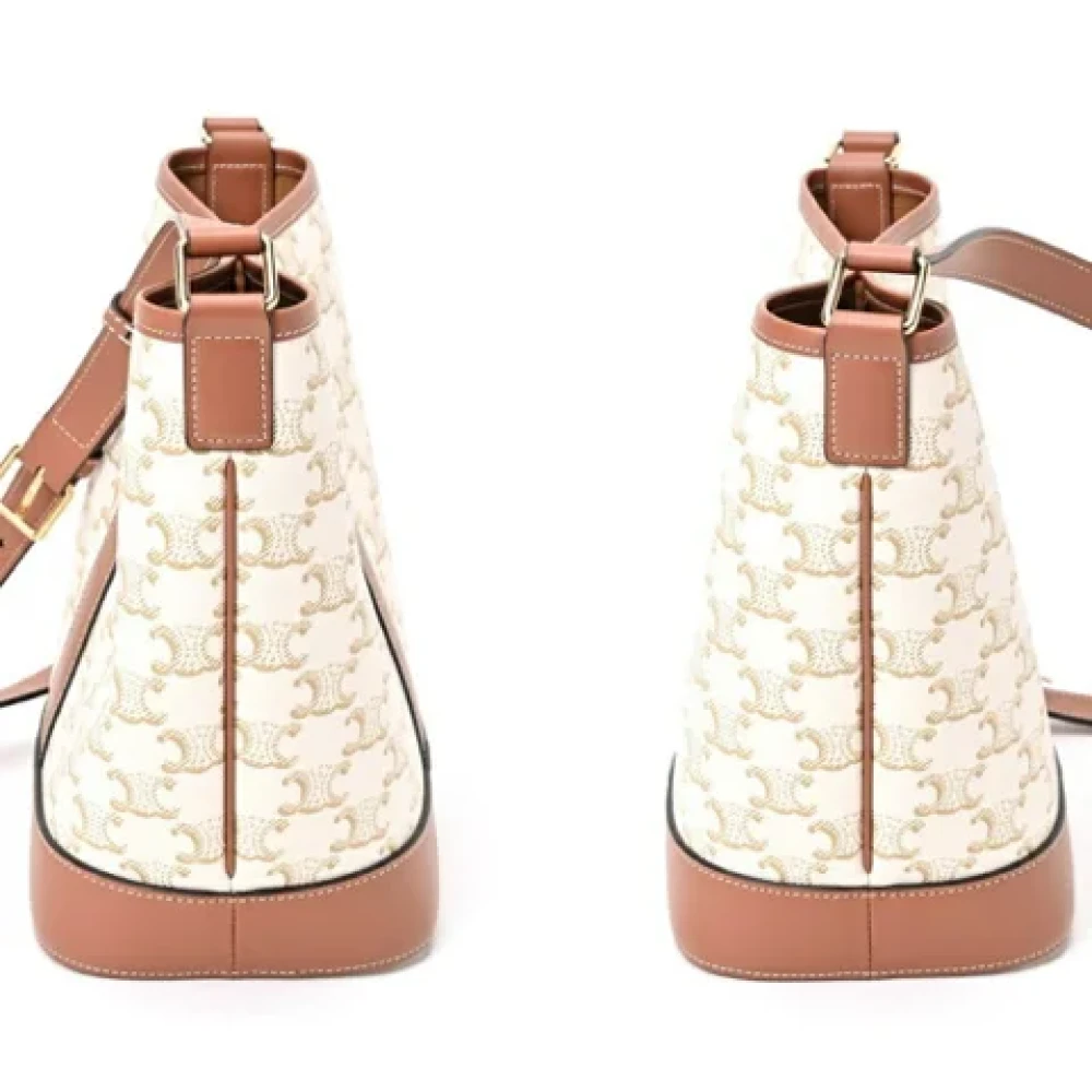 Celine Vintage Pre-owned Leather celine-bags White Dames