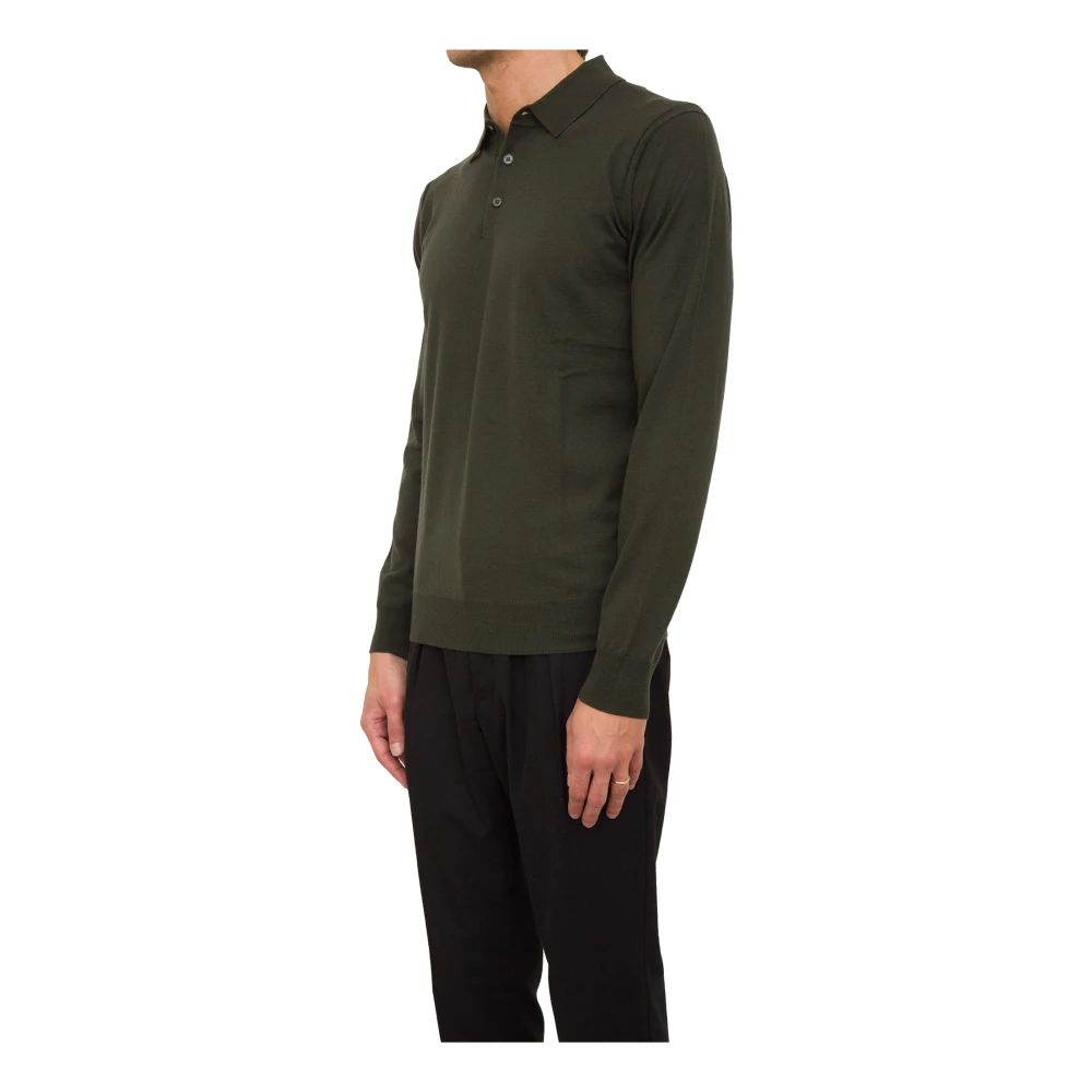 Paolo Pecora Groene Polo Shirt Green Heren