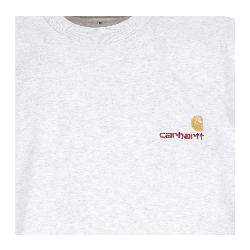 Carhartt WIP Amerikaans Script Tee Streetwear Collectie White Heren