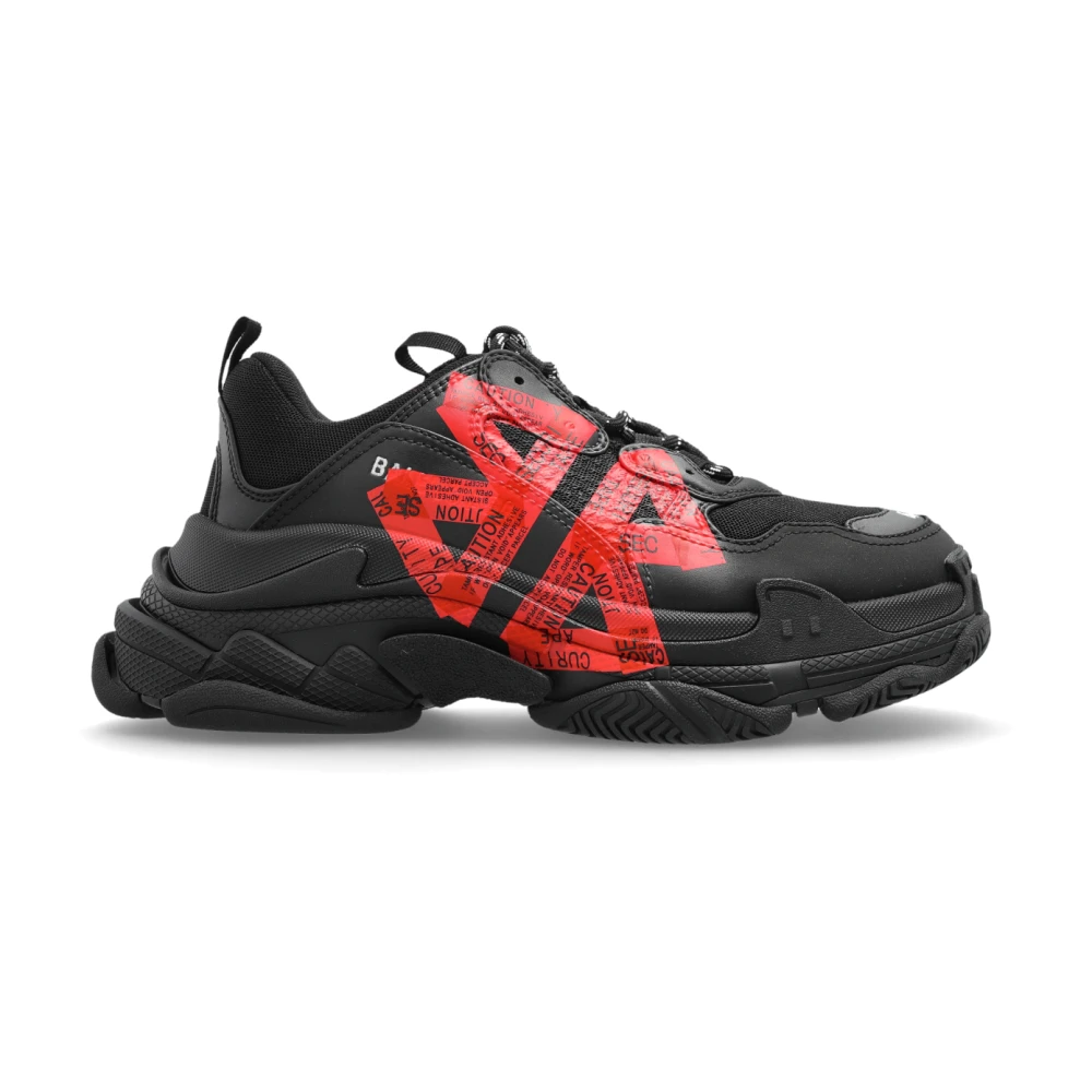 Balenciaga Sportschoenen Triple S Dames Schoenen Zwart