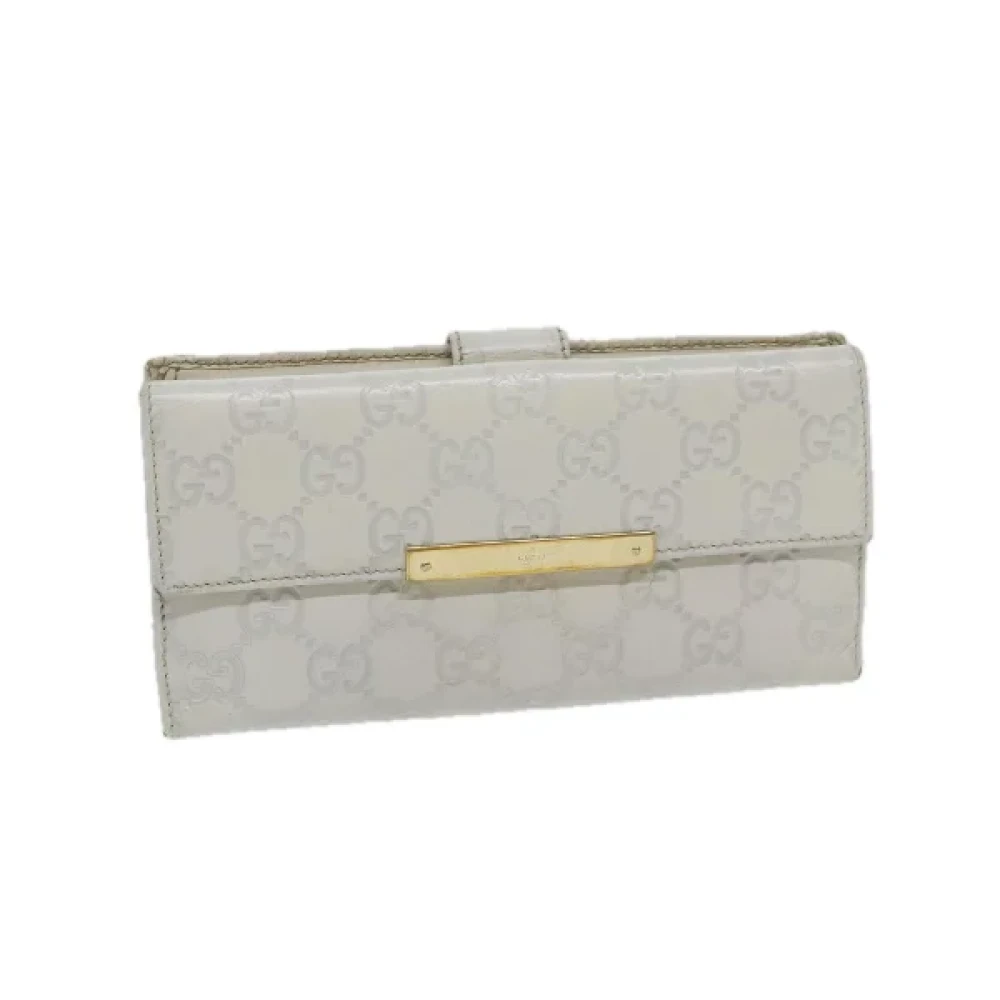 Gucci Vintage Pre-owned Canvas wallets White Dames
