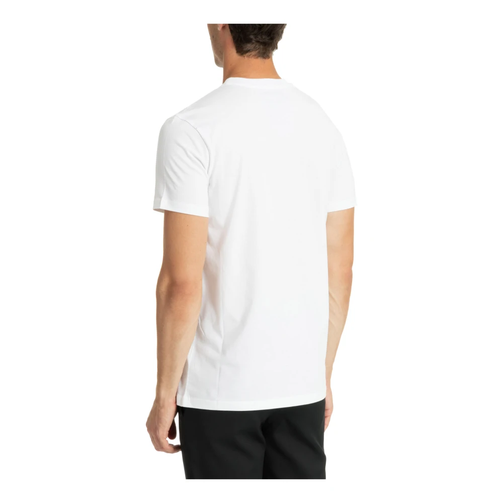 Moschino Dubbel Vraagteken T-shirt White Heren