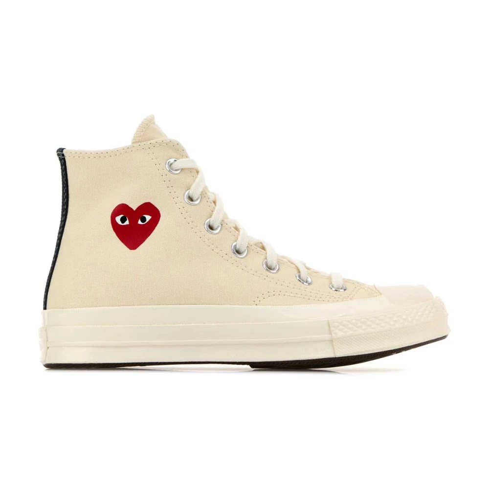 Comme des Garçons Play Heart Chuck 70 Sneakers Heren Schoenen Beige