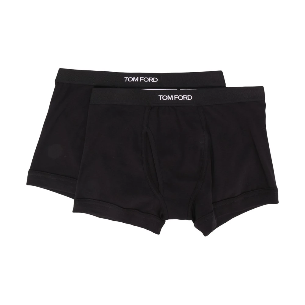 Tom Ford Zwarte ondergoed met elastische logotailleband Black Heren