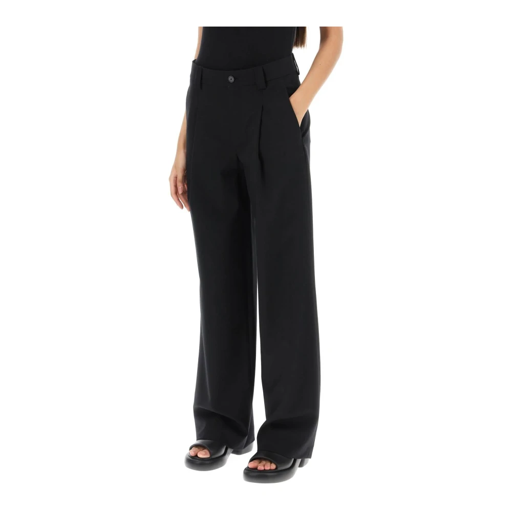 closed Trousers Black Dames