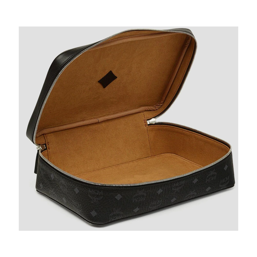 MCM Ottomar Reisetui in Visetos Black Unisex