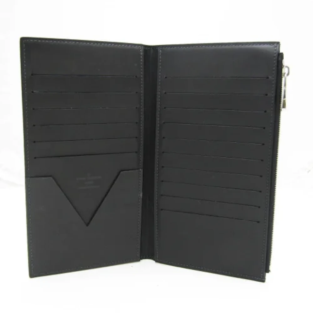Louis Vuitton Vintage Pre-owned Leather wallets Black Heren