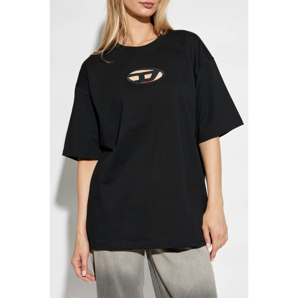 Diesel T-shirt T-Boxt-Od Black Unisex