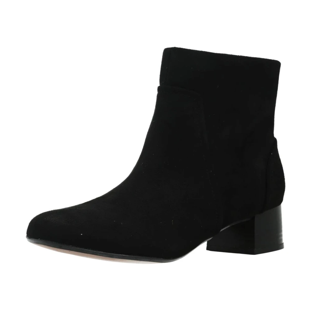 Clarks Heeled Boots Black Dames