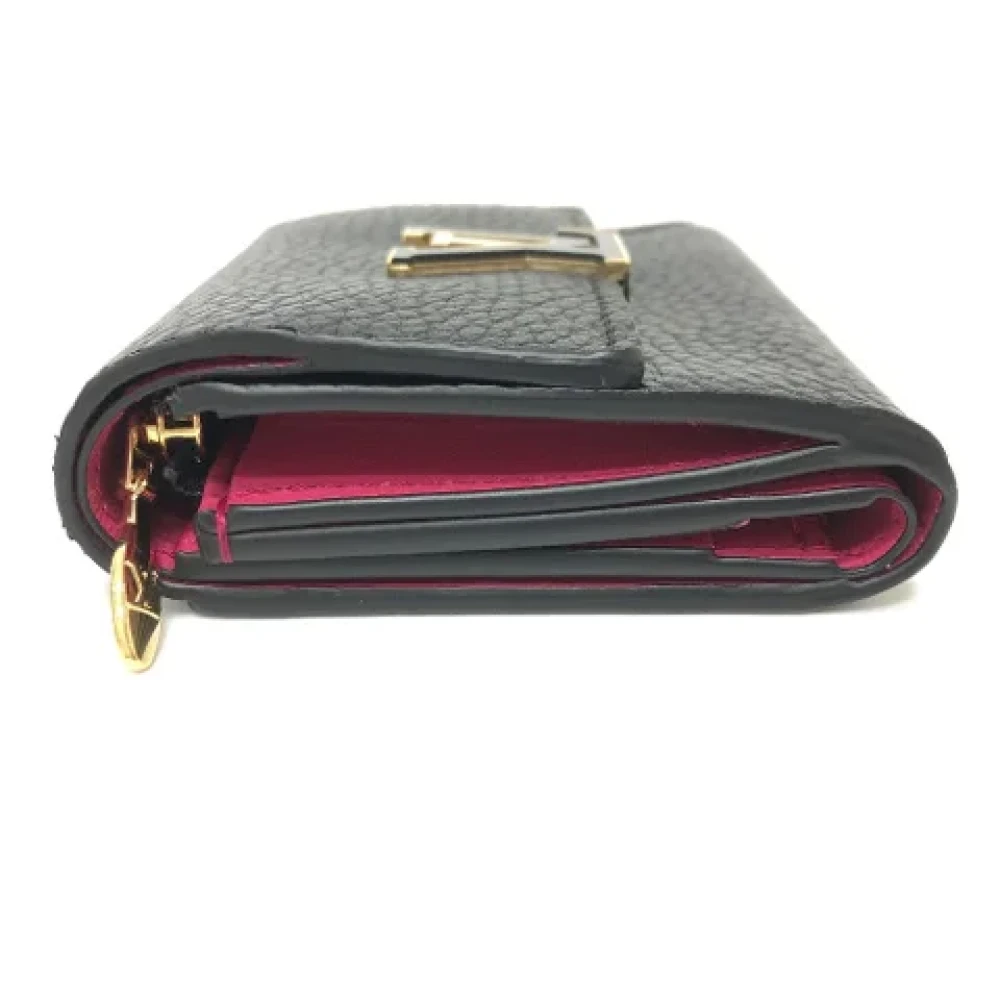 Louis Vuitton Vintage Pre-owned Leather wallets Black Dames