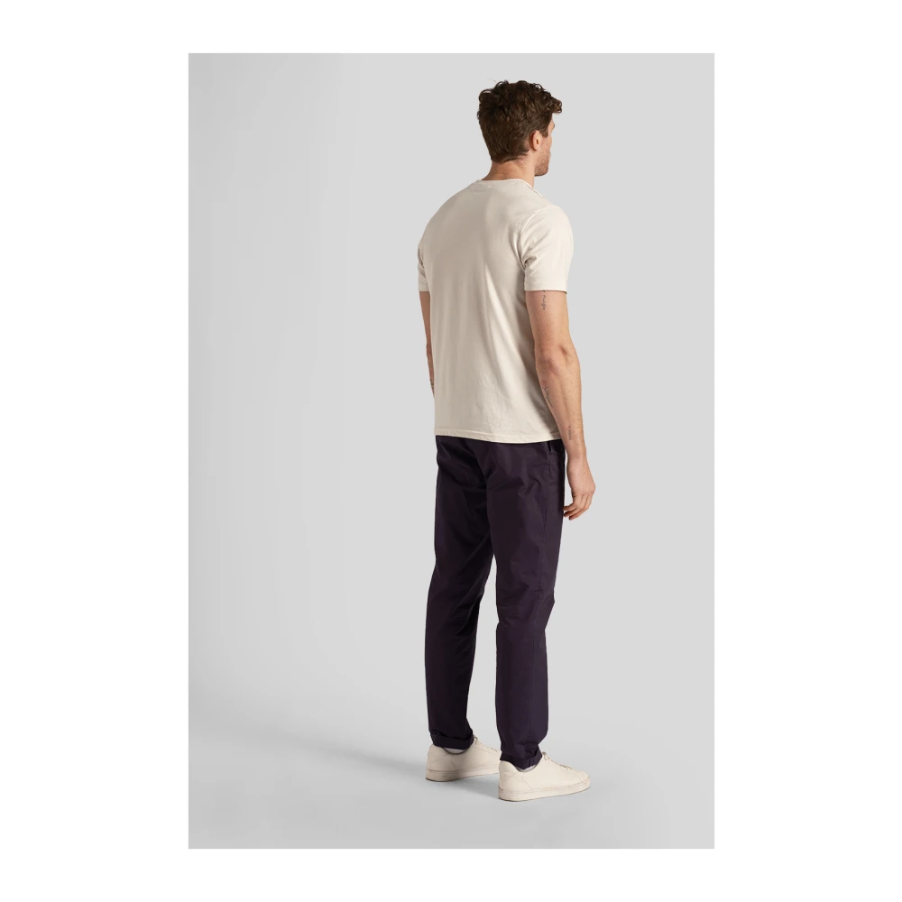 Lyle & Scott Chino Broek Old Trafford Stijl Blue Heren