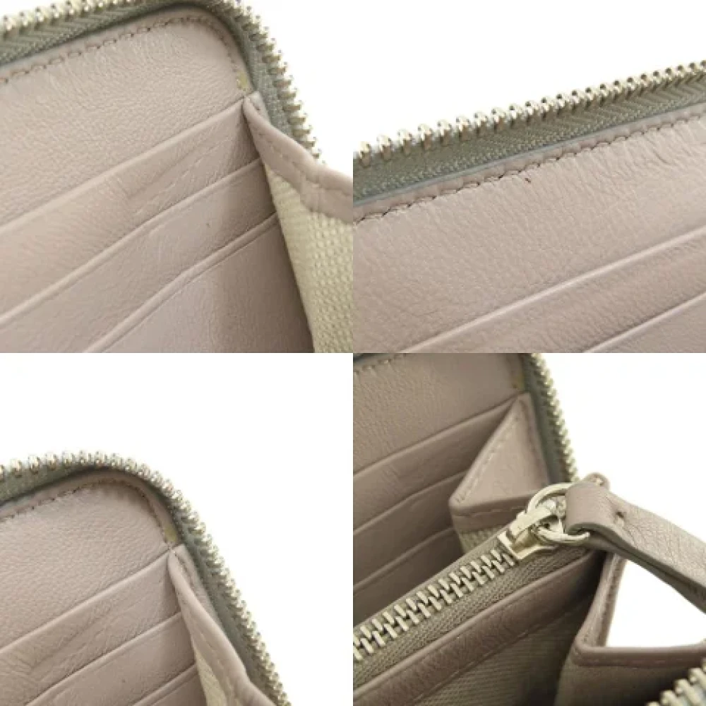 Jimmy Choo Pre-owned Leather wallets Gray Dames