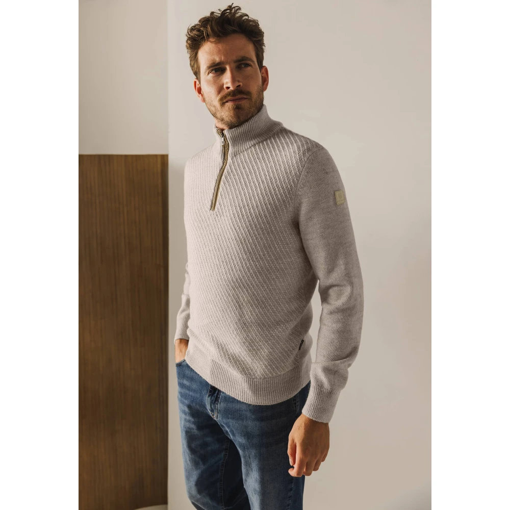 State of Art Stijlvolle Pullover Sweater Beige Heren