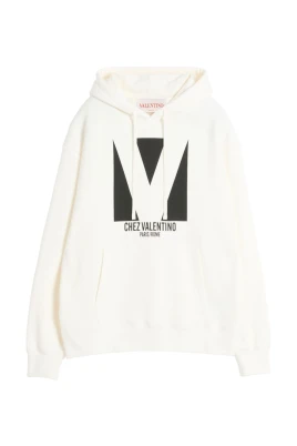 Chez Sweatshirt Ivory Huva Tröja