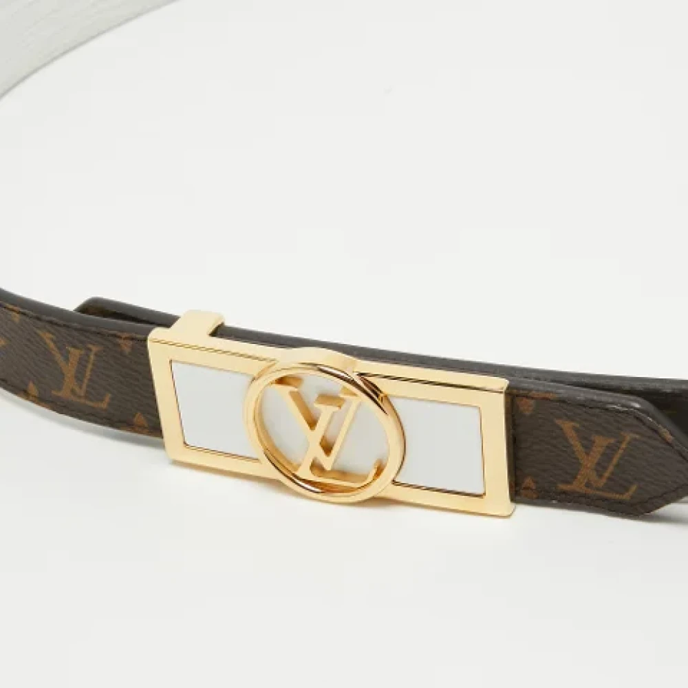 Louis Vuitton Vintage Pre-owned Leather belts Brown Dames