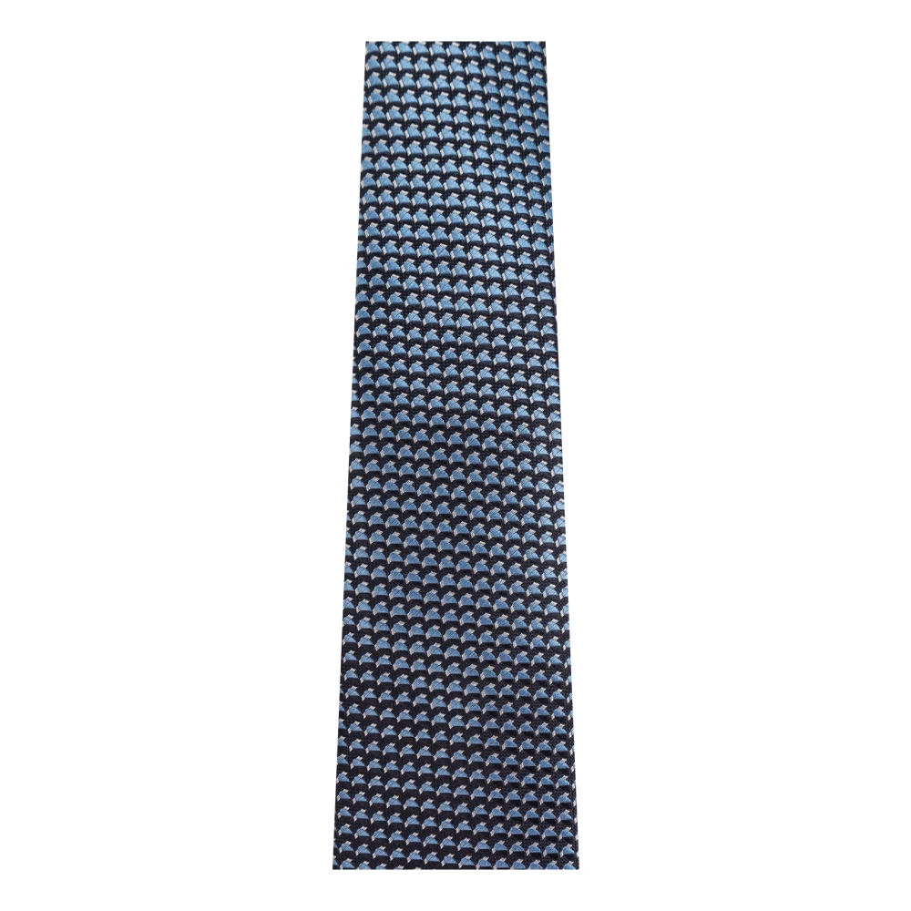 Brioni Zijden stropdas Blue Heren