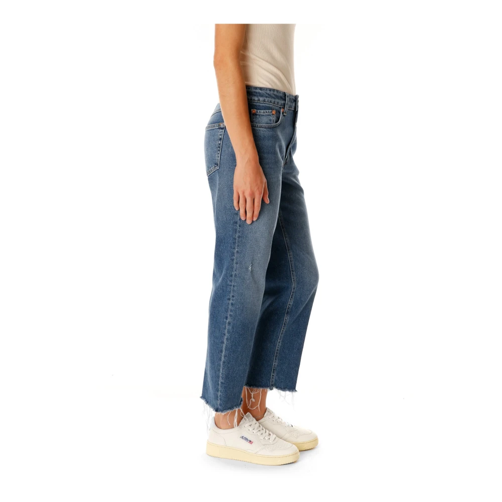 closed Cropped Straight Fit Jeans Blue Dames