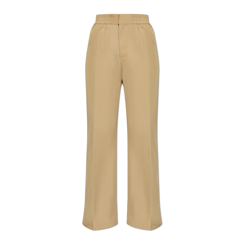 Bottega Veneta Wijde broek Beige Heren
