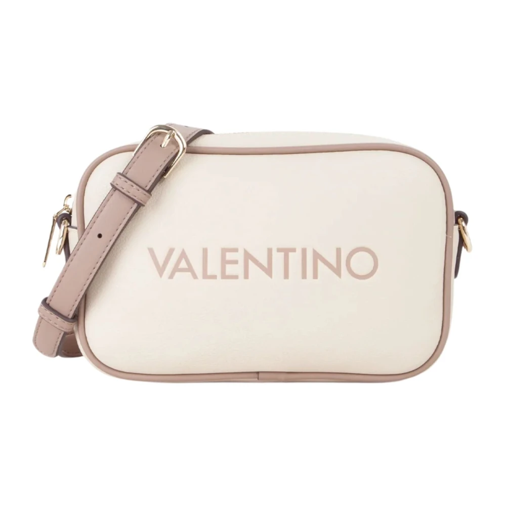 Valentino By Mario Valentino Women's Beige Cross Body Bags, One Size, Wilk Sacoche Bag In Ecru/Taupe