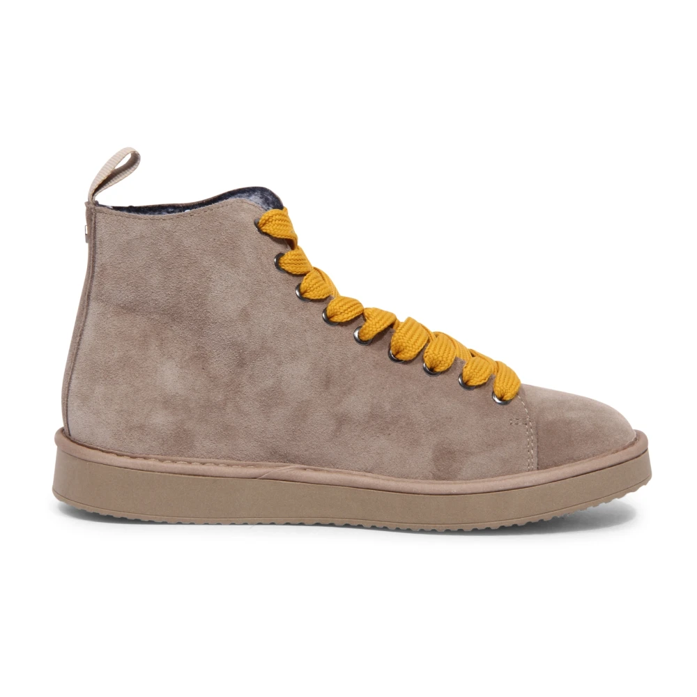 Panchic Ecofur Lining Enkelboot Walnut- Dames Schoenen Beige