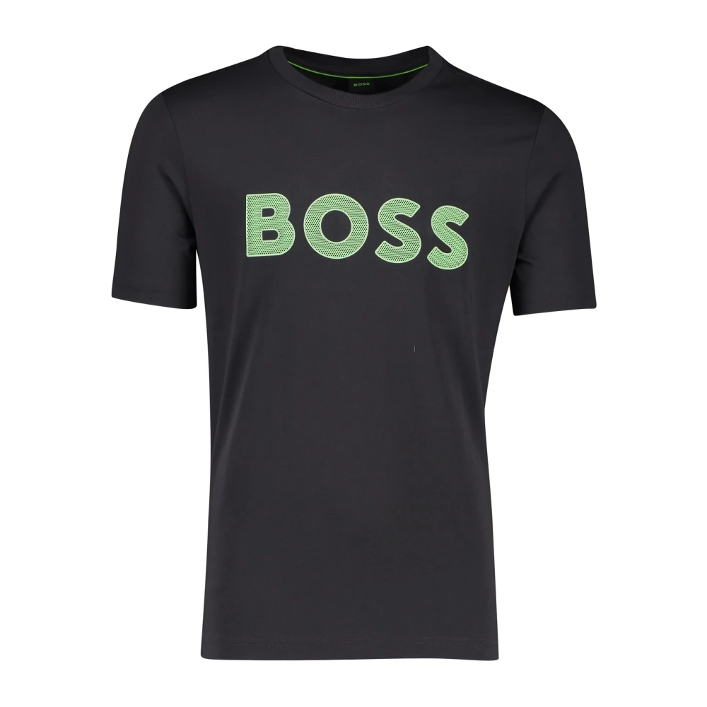 Hugo Boss Zwart T-shirt met ronde hals Black Heren