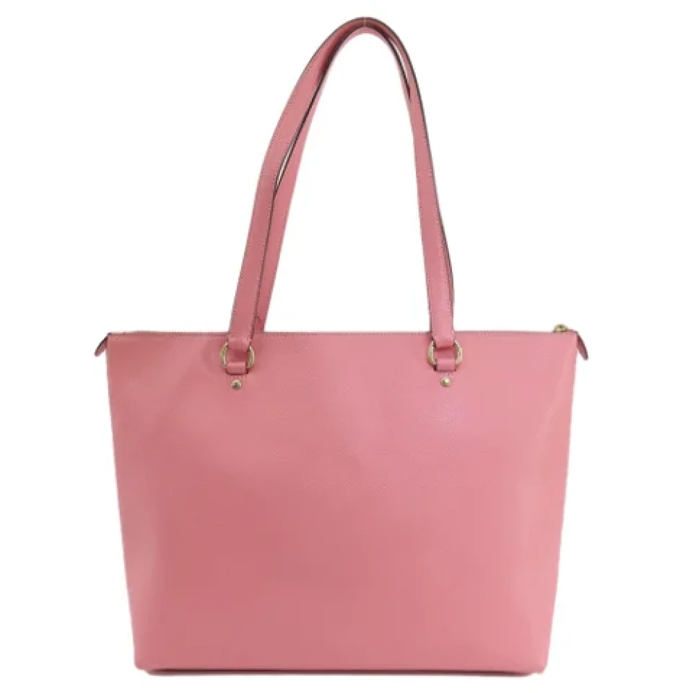 Coach Pre-owned Leather totes Pink Dames