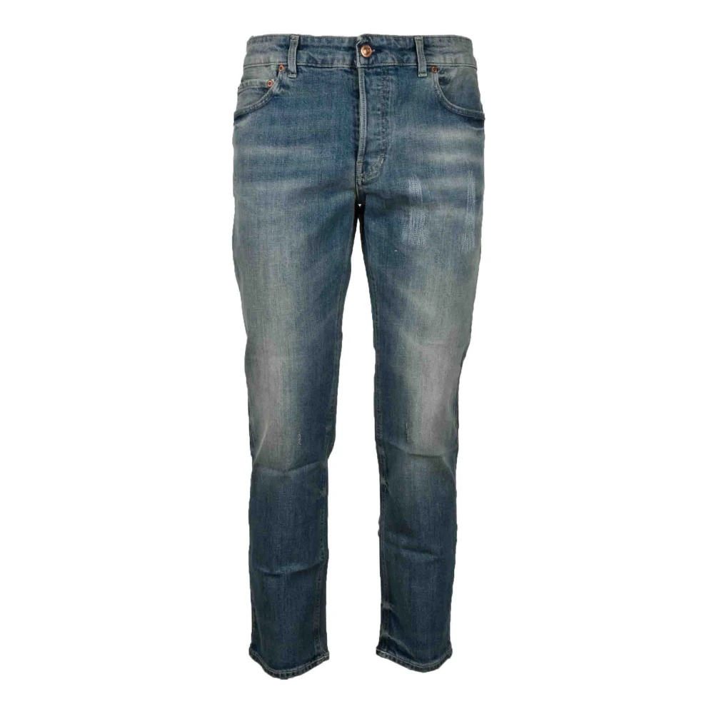 Entre amis Katoen Elastaan Jeans Blue Heren