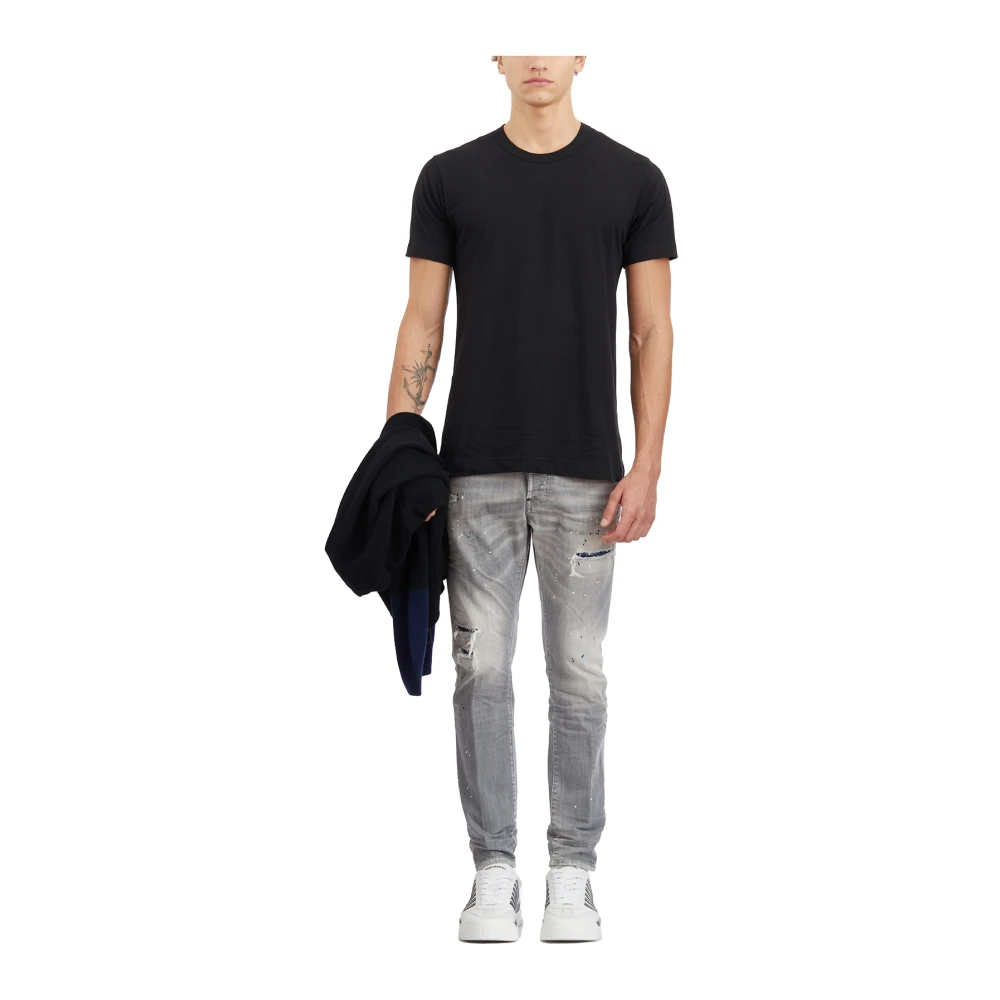 Dsquared2 Denim Skater Jeans Gray Heren