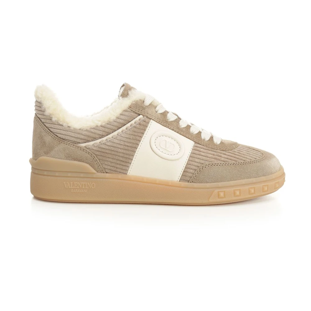 Valentino Garavani Upvillage Low Top Sneaker Dames Schoenen Beige