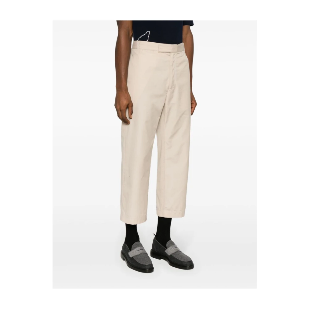 Thom Browne Stijlvolle Broeken voor Mannen Beige Heren