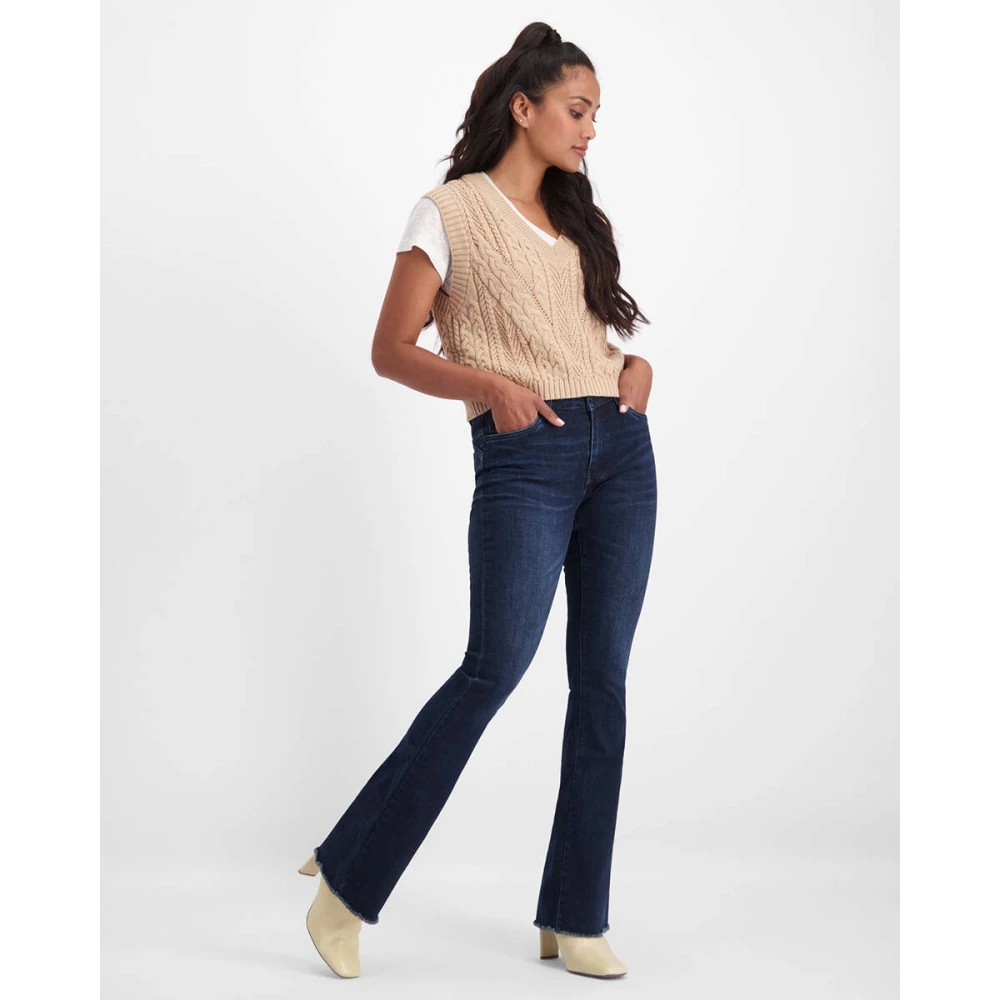Florez Flared Jeans Cr0019 Blue Dames