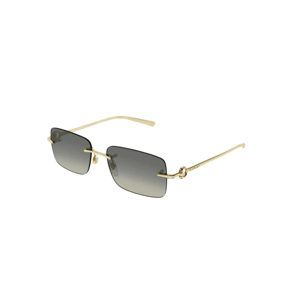 Gucci Men's Yellow Sunglasses, 55 Mm, Rectangular Sunglasses