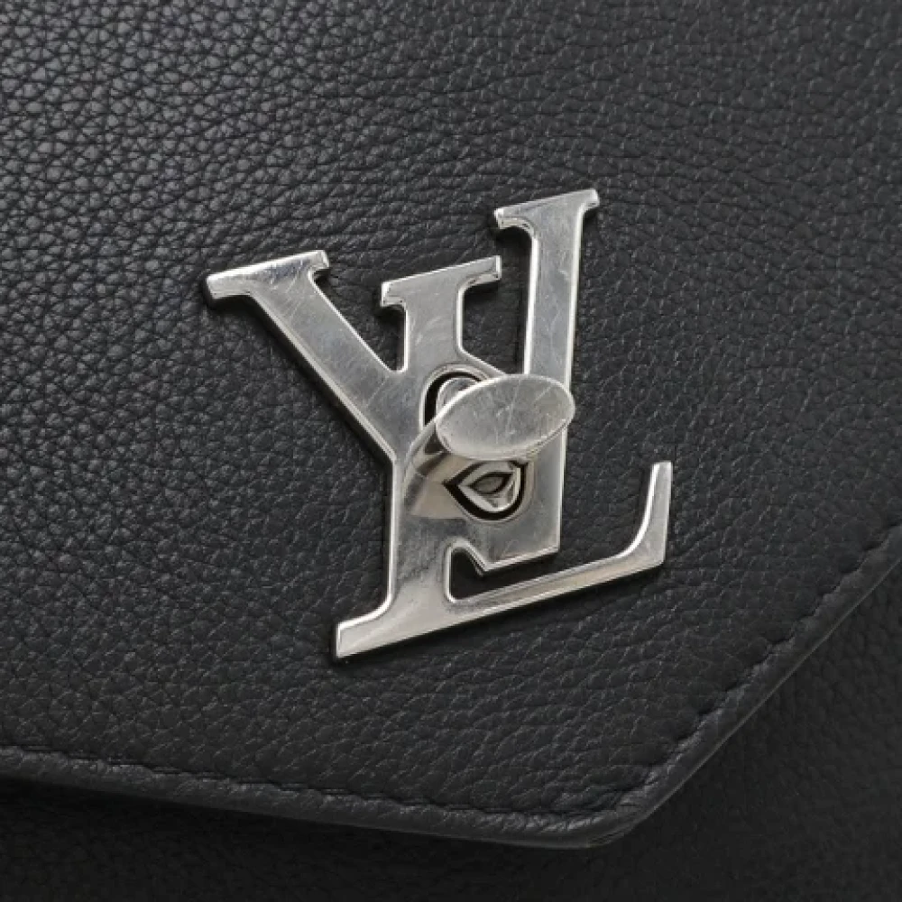 Louis Vuitton Vintage Pre-owned Leather crossbody-bags Black Dames