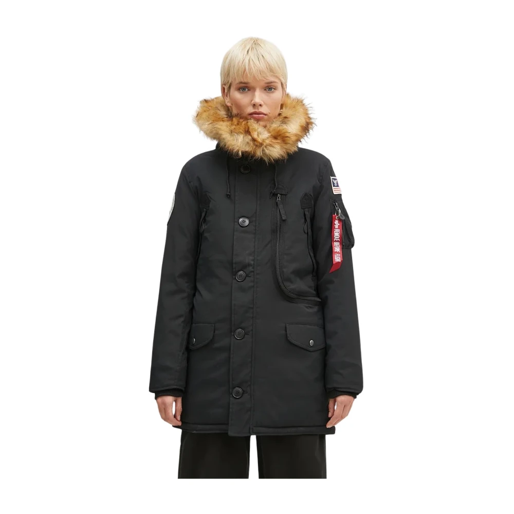 Alpha Industries Donna Nero - Winter Giacche - Jackets - S