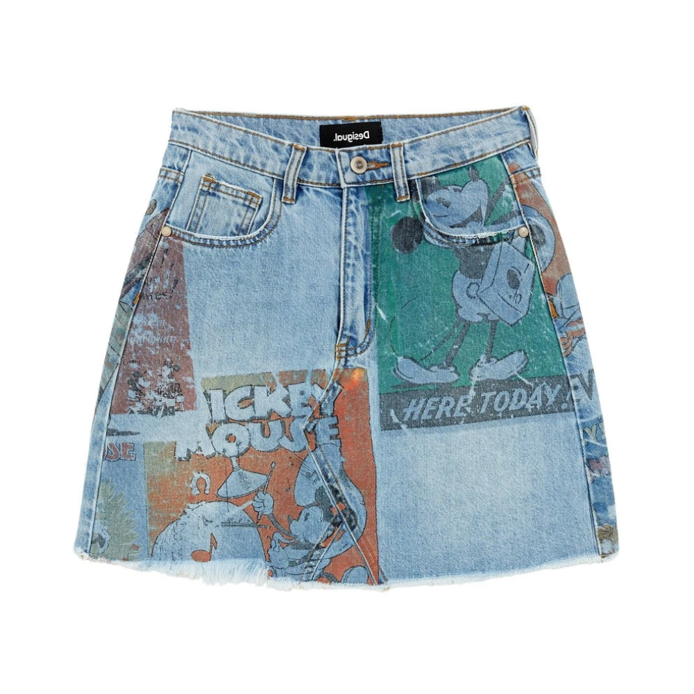 Skirts > Denim Skirts - - Desigual - Modalova