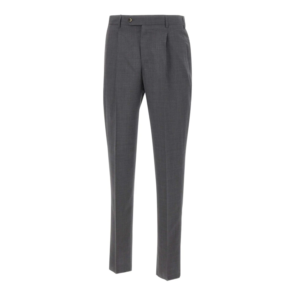 Pt Torino Men's Gray Suit Trousers, Xl, Trousers