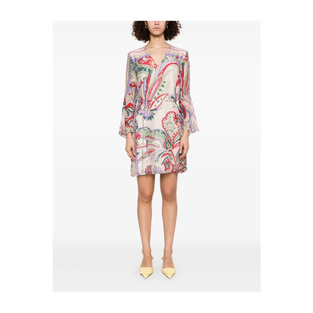 Liu Jo Multicolor Patroon Korte Jurk Multicolor Dames